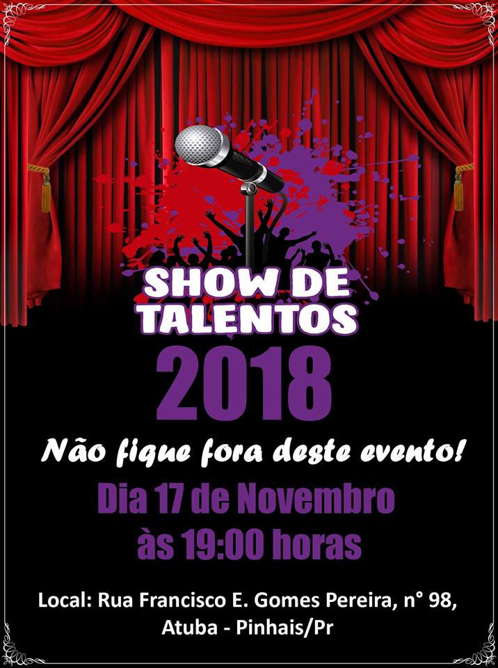 17/11/2018 - Show de Talentos 2018