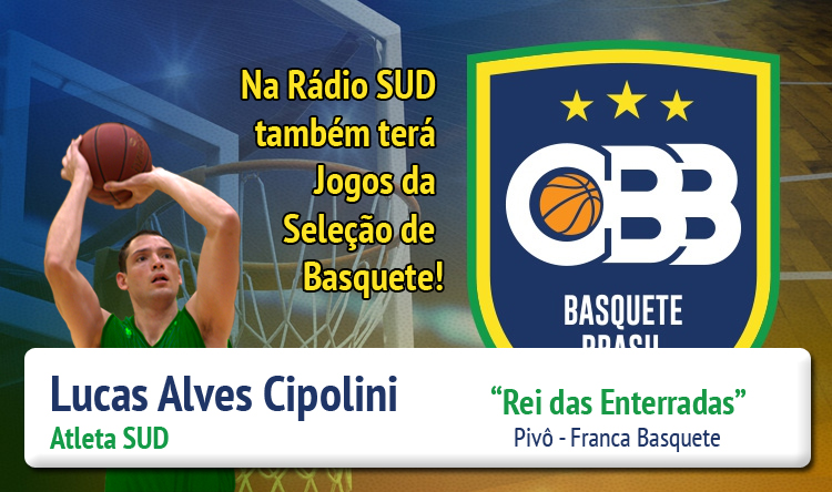 Atleta SUD Lucas Cipolini está convocado para a Seleção Brasileira